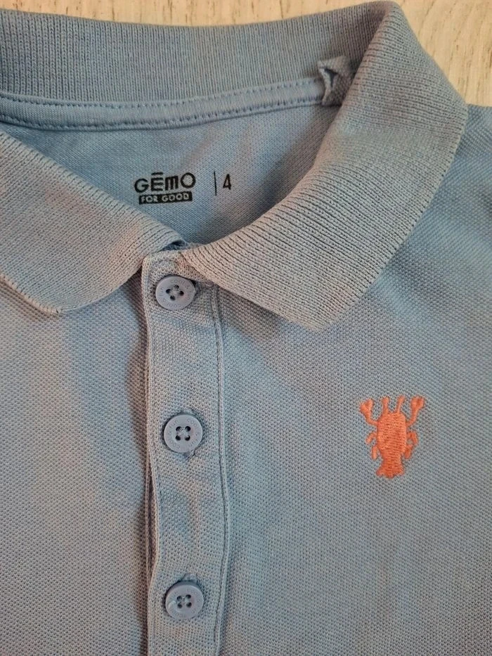 Lote/conjunto de tops para niño blanco verano blanco/azul/caqui Gémo/Tape à l’œil/TAO/Zara - 4/5 años – photo 8